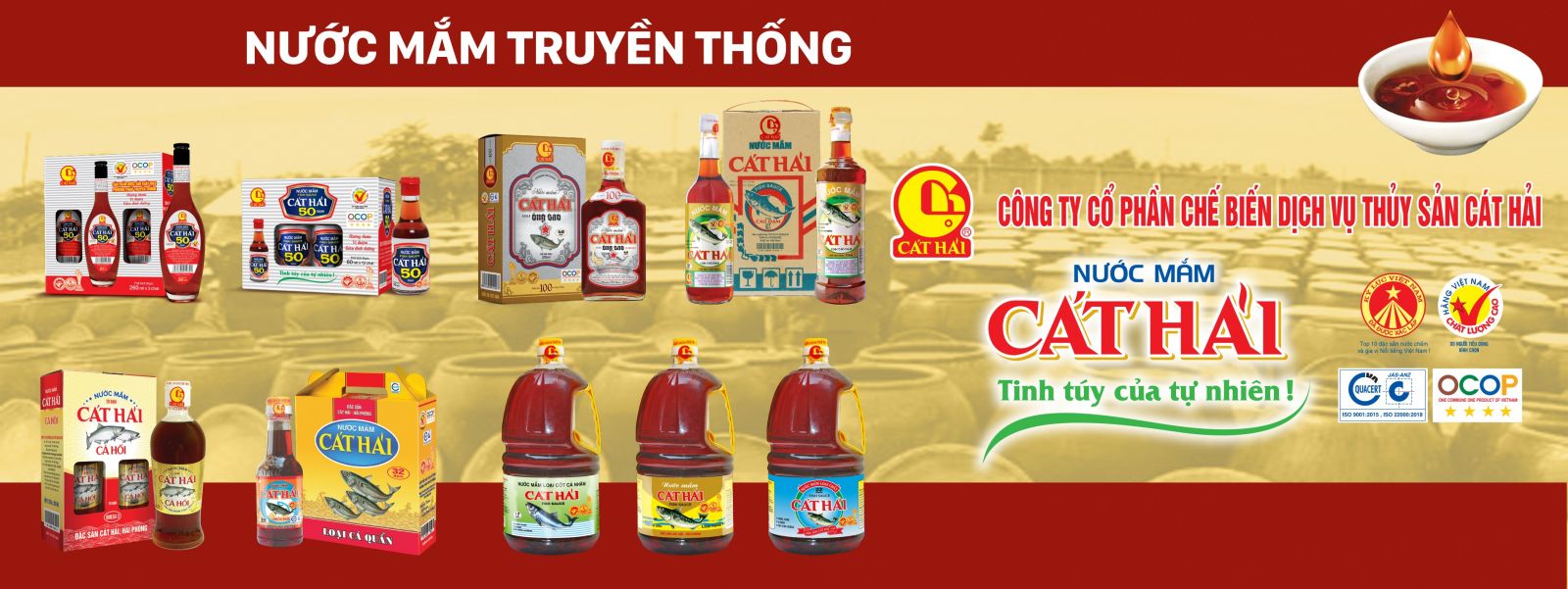 Nước mắm Cát Hải truyền thống Hải Phòng